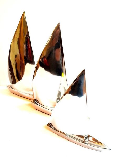 Żaglówka Bryza N-3044 - aluminium - 47x38cm zdjęcie 2