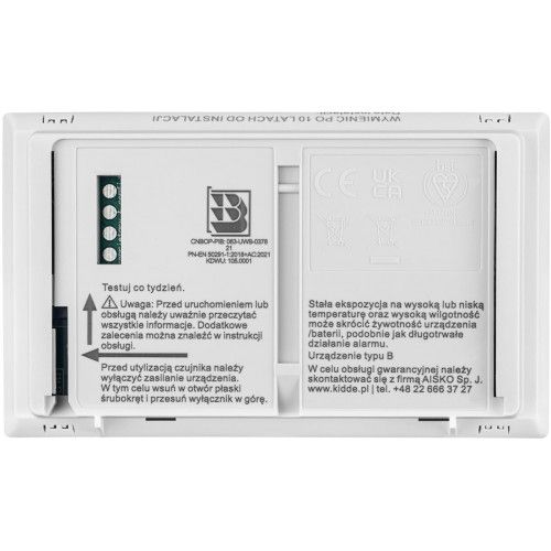 CZUJNIK CZADU KIDDE WYŚWIETLACZ zdjęcie 4