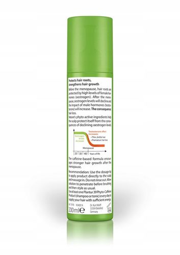 Plantur 39 Tonic Fito-Kofeinowe – Mocne Włosy dla Kobiet po 40, 200ml na Arena.pl