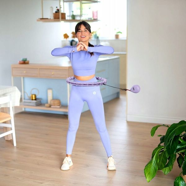 ZESTAW HULA HOP Z WYPUSTKAMI I OBCIĄŻNIKIEM ONE FITNESS OHA02 + PAS BR125 zdjęcie 12