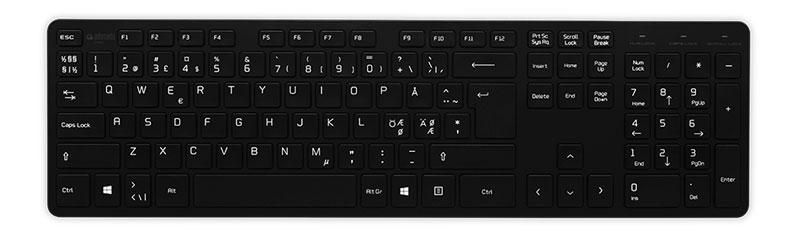 Jobmate Slim keyboard Black zdjęcie 1