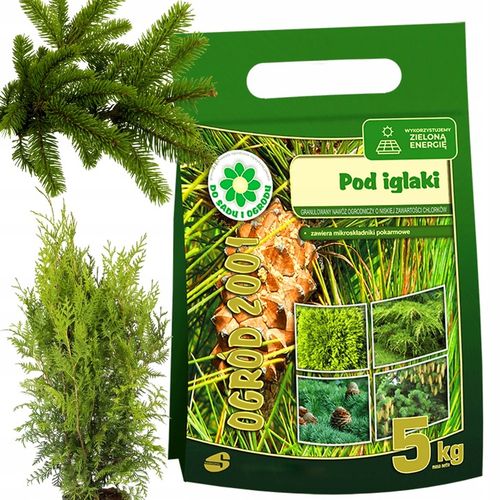 SIARKOPOL OGRÓD 2001 NAWÓZ DO TUI IGLAKÓW ŻYWOTNIKÓW CISÓW THUI JODEŁ 5KG na Arena.pl