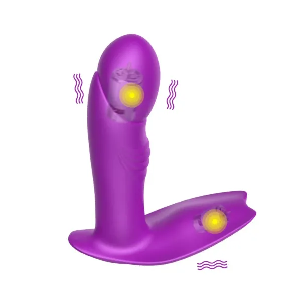 Stymulator - B - Series - Silicone Panty Vibrator USB 7 Function / Heating / Impact function zdjęcie 5