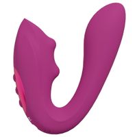 vive   yuki   rechargeable dual motor   g spot vibrator with