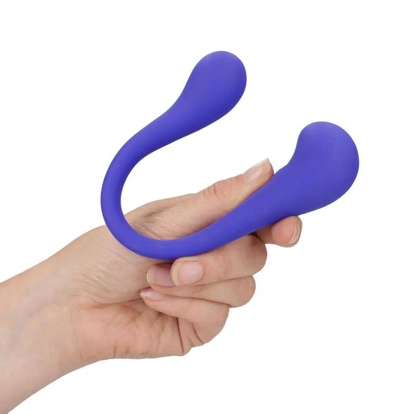 Dual-Ended Bendable Vibe With Remote Control - Purple zdjęcie 7