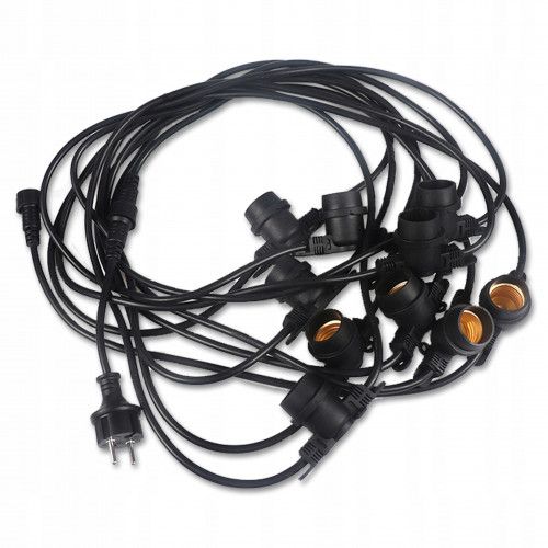 Girlanda OGRODOWA LAMPKI LED 15m + 15x Żarówki E27 na Arena.pl