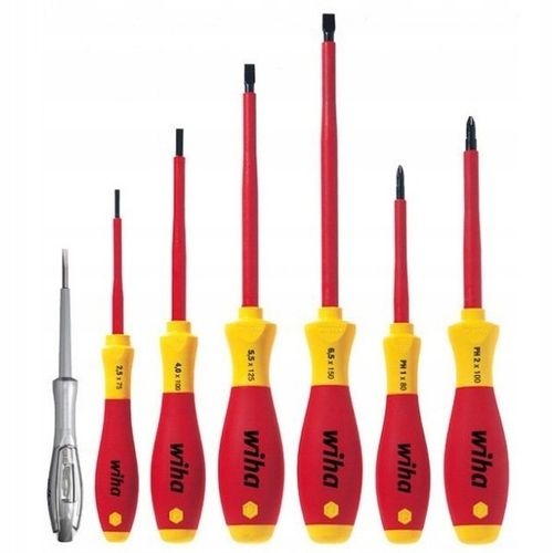 Zestaw wkrętaków izolowanych Wiha / wkrętaki dla elektryka 7 szt. / na Arena.pl