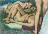 Naked women, Edgar Degas - plakat 91,5x61 cm