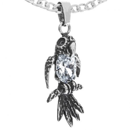 SREBRNY WISIOREK PAPUGA SREBRO PRÓBY 925 na Arena.pl