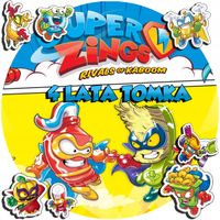 OPŁATEK NA TORT 20CM - SUPER ZINGS BAJKA + IMIĘ + ! 15CM 18CM