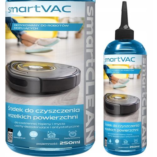 PŁYN DO ROBOTÓW MOPUJĄCYCH SPRZĄTAJĄCYCH BIONICZNYCH 2x 250ml SmartVAC na Arena.pl