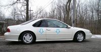 Ford Thunderbird 1989-1997 - Listwy chrom boczne drzwi chromowane ochronne