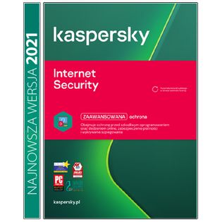 Kaspersky Internet Security multi-dev 2PC/1Rok Kontynuacja