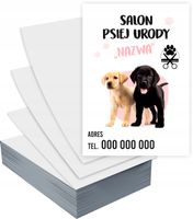 Ulotki A4 5000 sztuk druk firmowe reklamowe SALON DLA PSÓW + PROJEKT GRATIS