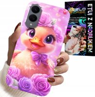 ETUI DO SAMSUNG GALAXY S25 EDGE - SŁODKA KACZUCHA, KACZKA NA RÓŻOWYM TLE
