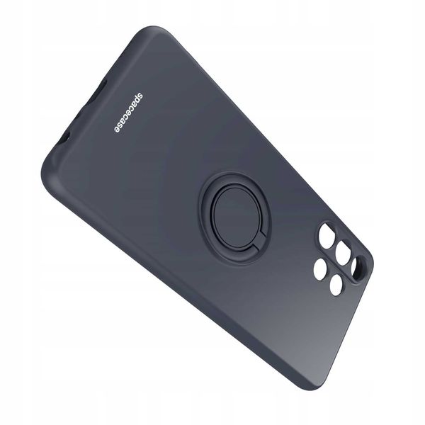 Spacecase Silicone Ring Galaxy A32 4G Black zdjęcie 6