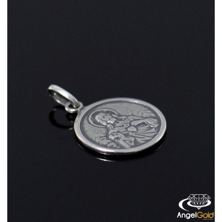 SREBRNY SZKAPLERZ MEDALIK DWUSTRONNY PRÓBA SREBRA 925 na Arena.pl