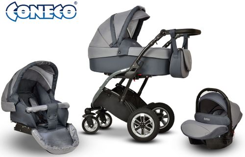 Top - wózek dziecięcy Coneco ELMO 3w1 na Arena.pl
