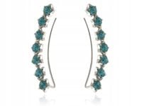 NAUSZNICE BŁĘKITNE GWIAZDY GWIAZDKI kn170 - 0,9