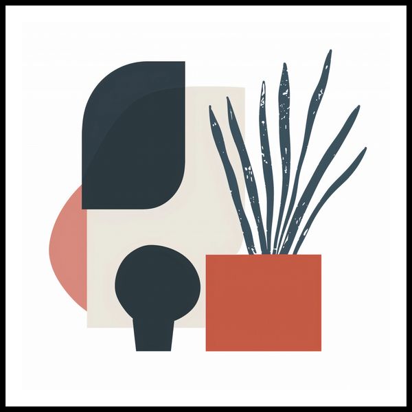 Plakat 100x100cm Zamknięte Myśli zdjęcie 3