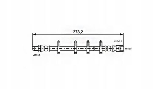 10218 elastyczny przewód hamulcowy 504196881 Iveco Daily IV 35s17 przód na Arena.pl