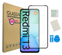 Szkło do XIAOMI REDMI 13 4G 5G ochrona na ekran 5D czarna ramka hartowane