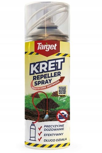 SPECJALNY KRETY REPPELLER SPRAY 400ml ODSTRASZACZ KRETA KRETOŁAP KRETOGROM na Arena.pl