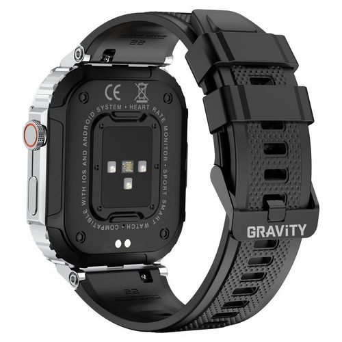 SMARTWATCH MĘSKI GRAVITY GT6-5 - WYKONYWANIE POŁĄCZEŃ, MONITOR SNU (sg020e) na Arena.pl