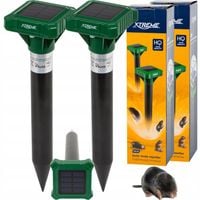 SOLARNY ODSTRASZACZ KRETÓW MOCNY NA GRYZONIE IP65 DO 560m 50-60dB 2SZT.