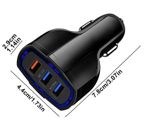 Ładowarka samochodowa 3 x USB QC 3.0 na Arena.pl
