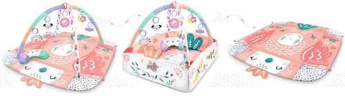 MATA EDUKACYJNA INTERAKTYWNA DLA NIEMOWLĄT DWUSTRONNA DUŻA XXL 5w1 NUKIDO na Arena.pl