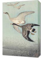 Obraz 40x60cm Great Geese in Flight, Koson Japoński Vintage do Salonu
