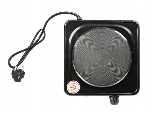 KUCHENKA ELEKTRYCZNA JEDNOPALNIKOWA PRZENOŚNA POLOWA TURYSTYCZNA 1000W na Arena.pl