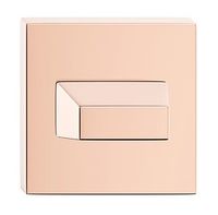 SZYLD DOLNY KWADRAT - KOLOR MIEDŹ PVD - BLOKADA WC