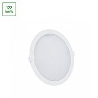 OPRAWA ALGINE ECO 2w1 NATYNK-PODTYNK DOWNLIGHT 18W NW 230V 110st IP20 IK06 223x35mm BIAŁY okrągła