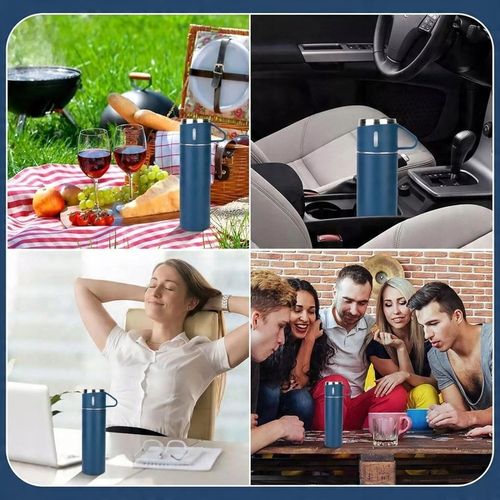 TERMOS STAL NIERDZEWNA BUTELKA PICIA BUTELKA TERMICZNA GORĄCE ZIMNE NAPOJE na Arena.pl