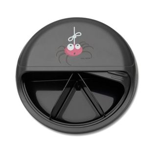 Carl Oscar Small SnackDISC™ 5 komorowy obrotowy pojemnik na przekąski Grey - Spider