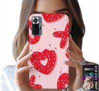 ETUI DO XIAOMI NOTE 10 PRO - KOBIECE, MODNE WZORY XOXO SERCE + SZKŁO
