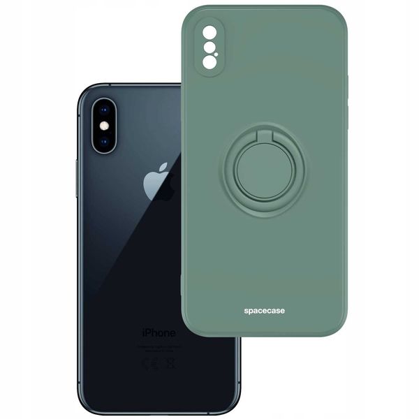 Spacecase Silicone Ring Iphone X/Xs Dark Green zdjęcie 2
