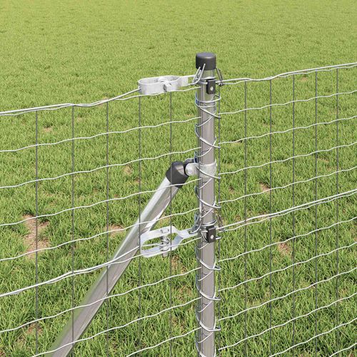 Słupki ogrodzeniowe 12 pcs Srebrny 70 cm na Arena.pl