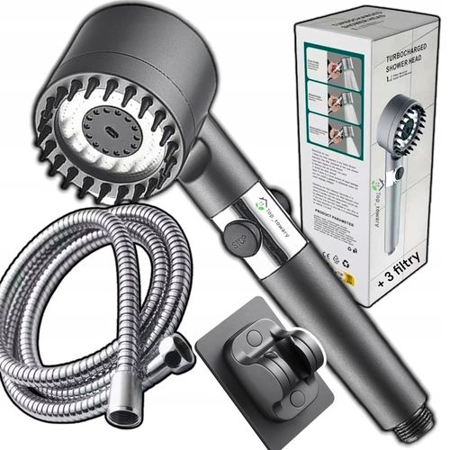 SŁUCHAWKA GŁOWICA PRYSZNICOWA OSZCZĘDNA Z FILTREM Z FUNKCJĄ MASAŻU 4 na Arena.pl