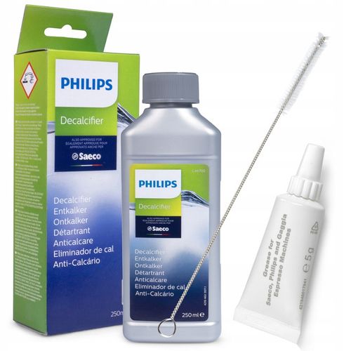 Odkamieniacz do ekspresu Philips Latte Go + smar + szczoteczka czyszcząca na Arena.pl