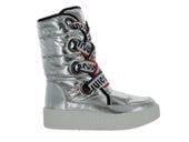 Juicy Couture Śniegowce damskie - Diletta ocieplane - rozmiar 40 - srebrne