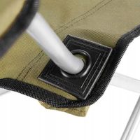 Krzesło ogrodowe dla seniorów z daszkiem przeciwsłonecznym wygodne oparcie