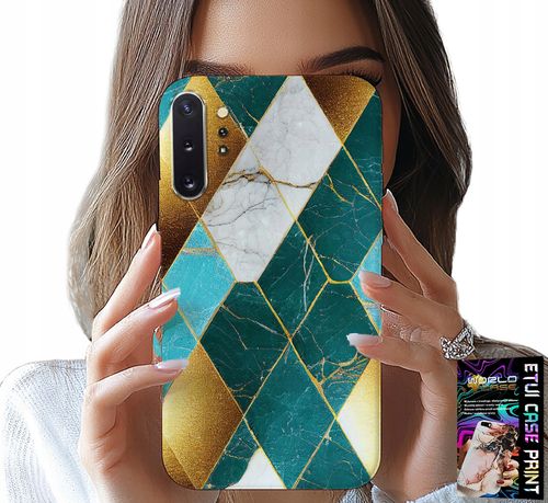 ETUI DO SAMSUNG NOTE 10 PLUS - ELEGANCKIE MODNE WZORY CASE + FOLIA na Arena.pl