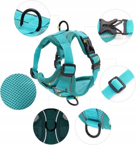 SZELKI BEZUCISKOWE TYPU GUARD + SMYCZ dla KOTA PSA na Arena.pl