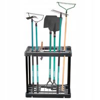 STOJAK NA NARZĘDZIA OGRODOWE ŁOPATĘ MOTYCZKĘ GRABIE STABILNY NOGI METALOWE