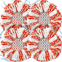 4X WKŁAD DO MOPA OBROTOWEGO VILEDA TURBO KOŃCÓWKI WKŁADY CHŁONNE ZAPAS