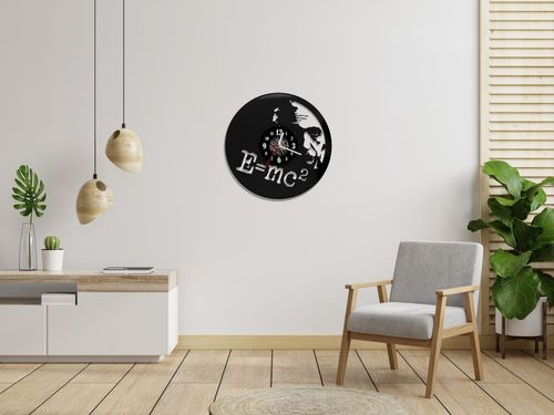 Zegar ścienny z płyty winylowej Einstein 53.4 na Arena.pl