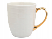 Kubek porcelanowy prezentowy Florina Paski 420 ml w ozdobnym pudełku